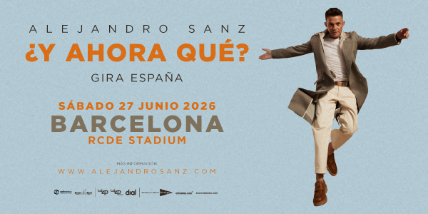 Alejandro Sanz actuarà a Barcelona