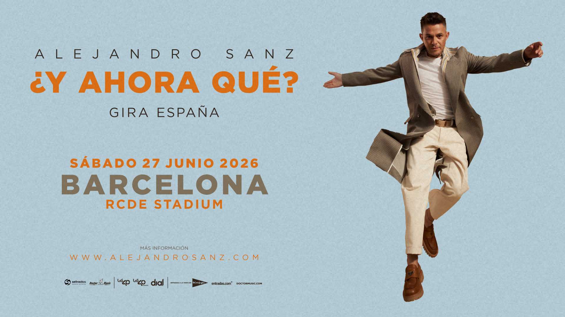 ALEJANDRO SANZ ACTUARÀ A BARCELONA