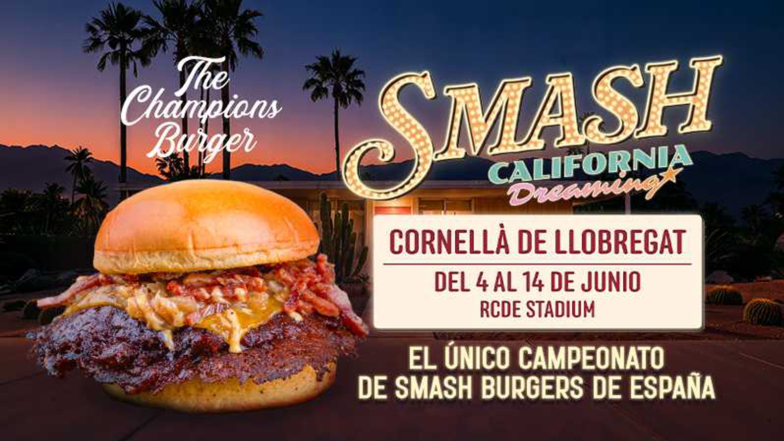 The Champions Burger arriba a l’RCDE Stadium